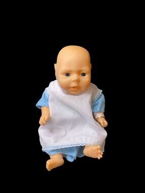 1980s Emson Real Life Vinyl Baby Doll 12" Articulated Arms Legs